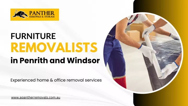 furniture removalists in penrith and windsor