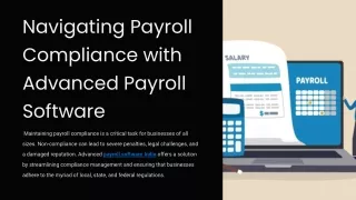 Navigating Payroll Compliance with Advanced Payroll Software