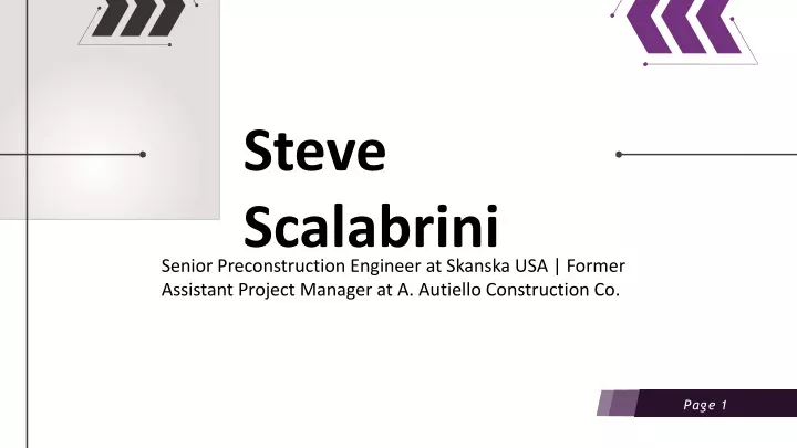 steve scalabrini senior preconstruction engineer