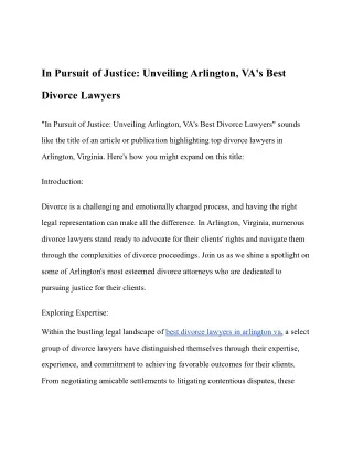 best divorce lawyers in arlington