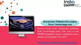 Stormwater Pollution Prevention Texas Instaswppp.com