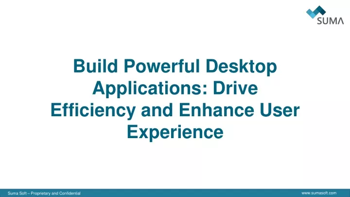 build powerful desktop applications drive