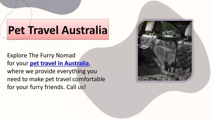 pet travel australia