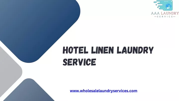 hotel linen laundry service