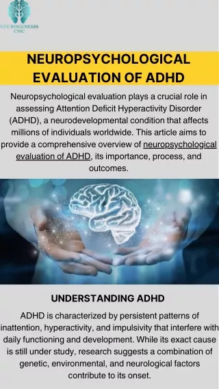 Neuropsychological Evaluation for ADHD Get Expert Insights