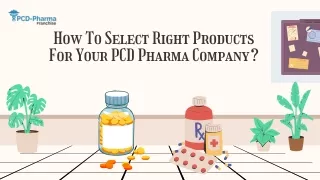 How To Select Right Products for Your PCD Pharma Company?