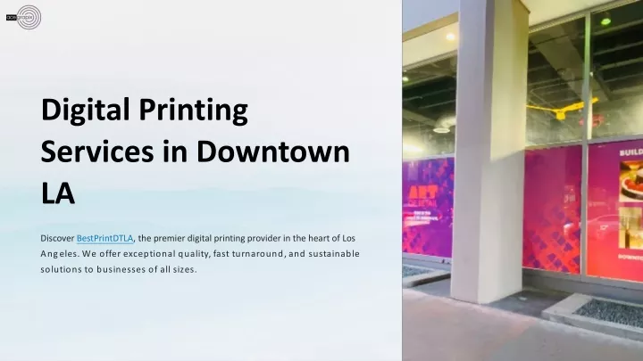 digital printing services in downtown la