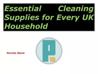 Cleaning supplies uk