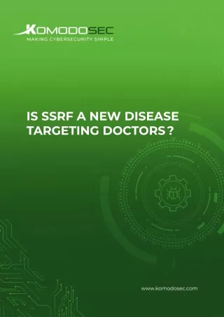 Is SSRF a New Disease Targeting Doctors