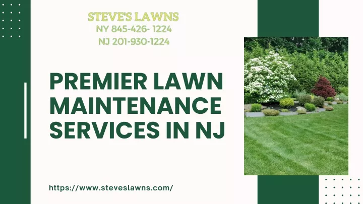 premier lawn maintenance services in nj