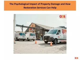 Psychological Impact of Property Damage and How Restoration Services Can Help