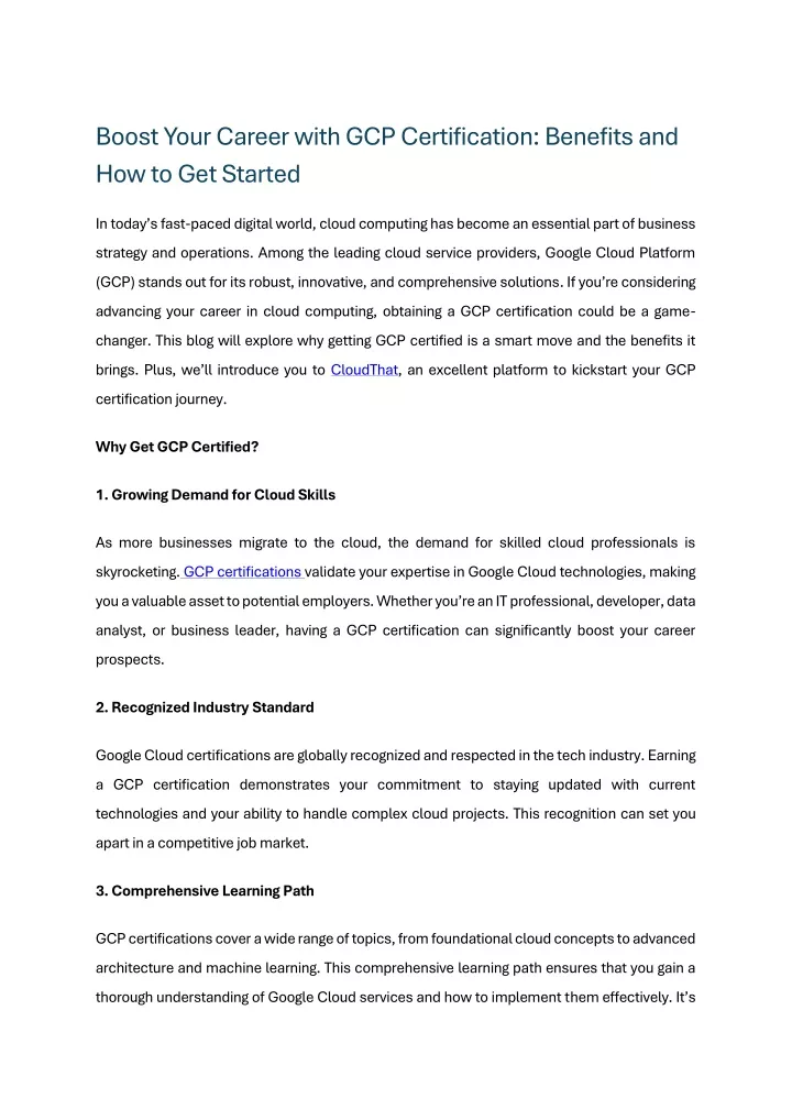 boost your career with gcp certification benefits