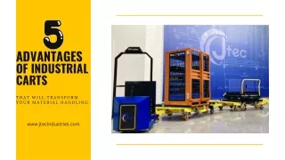 5 Advantages of Industrial Carts That Will Transform Your Material Handling
