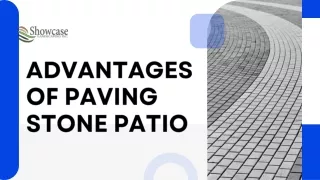 Advantages of Paving Stone Patio