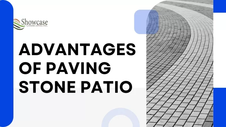 advantages of paving stone patio