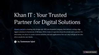 Khan-IT-Your-Trusted-Partner-for-Digital-Solutions-by-sammam