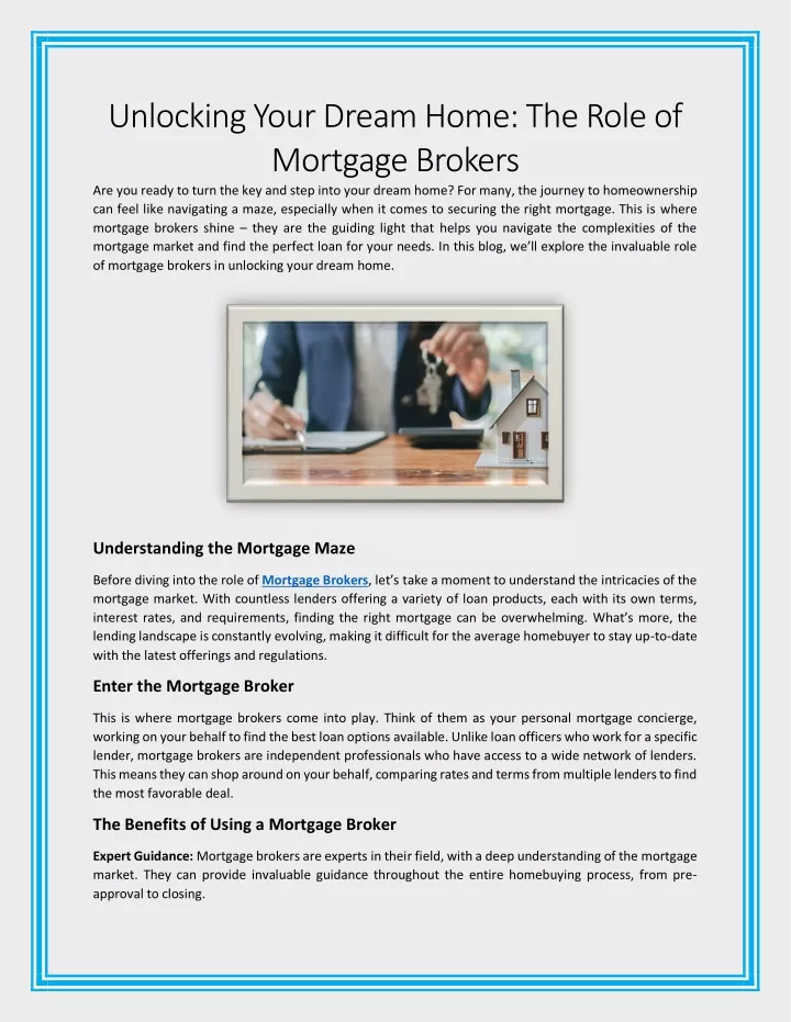 unlocking your dream home the role of mortgage