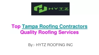 roof repair in Tampa FL