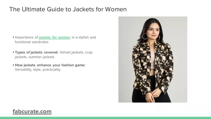 the ultimate guide to jackets for women