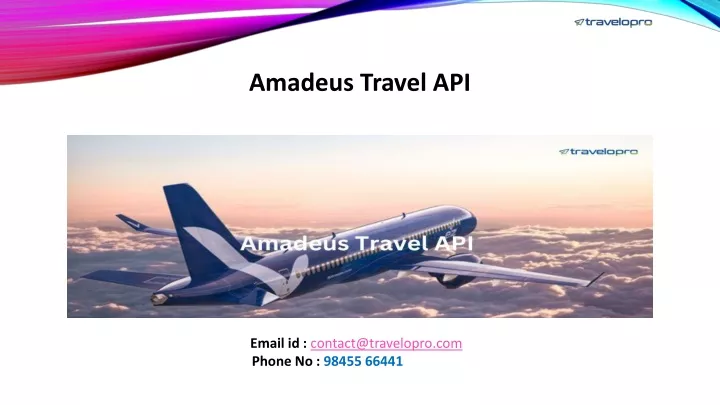 amadeus travel api