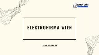 Elektrofirma Wien