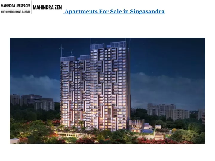 apartments for sale in singasandra