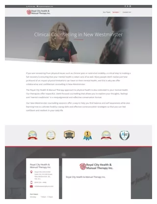 Clinical Counselling Services in New Westminster