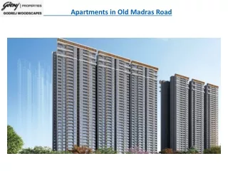 Apartments in Budigere Cross - Godrej Woodscapes