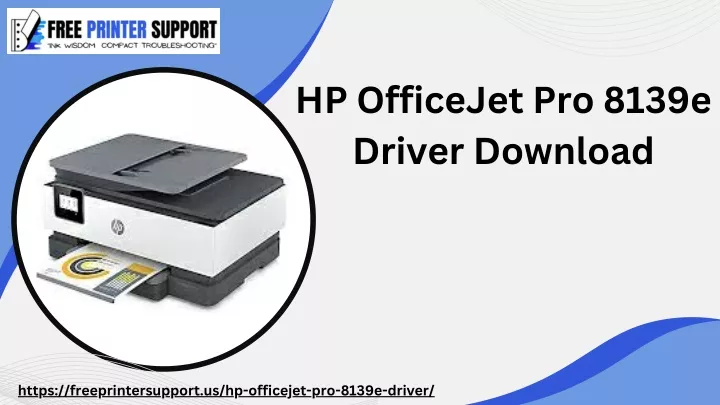 hp officejet pro 8139e driver download