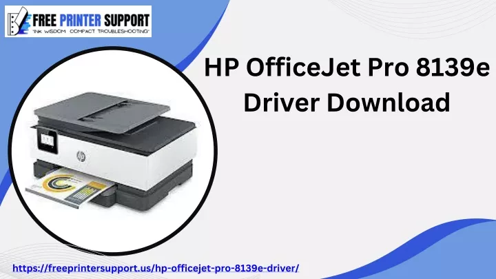 hp officejet pro 8139e driver download