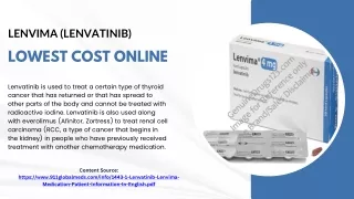 lenvima lenvatinib