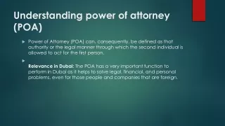Understanding power of attorney (POA)