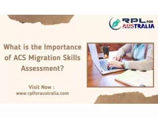 What is the Importance of ACS Migration Skills Assessment