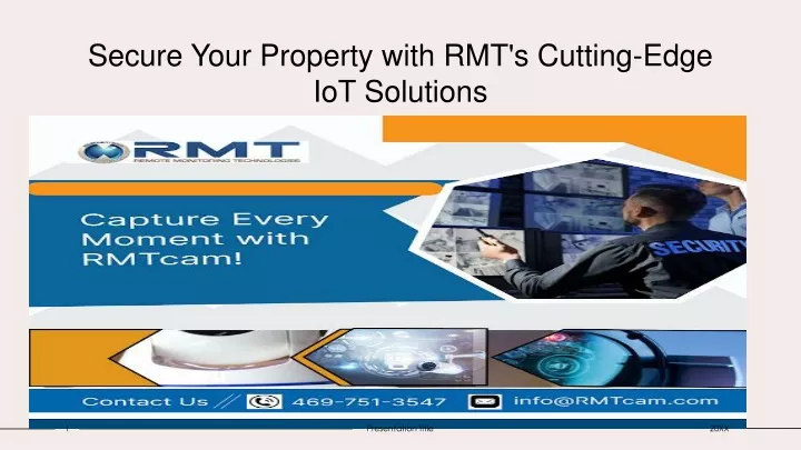 secure your property with rmt s cutting edge iot solutions