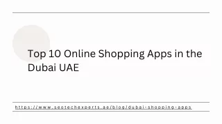 Best Online Shopping Apps Dubai