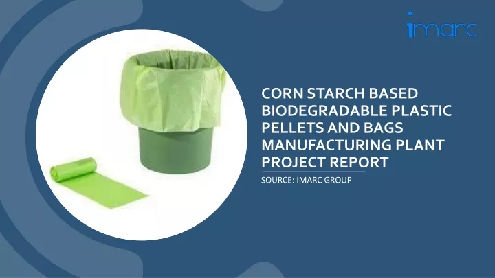 corn starch based biodegradable plastic pellets