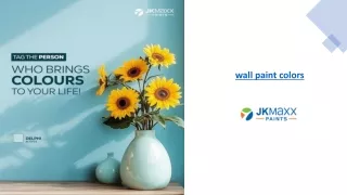 Wall Paint Colors for Your Walls