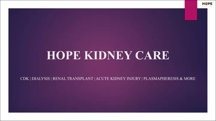 hope kidney care