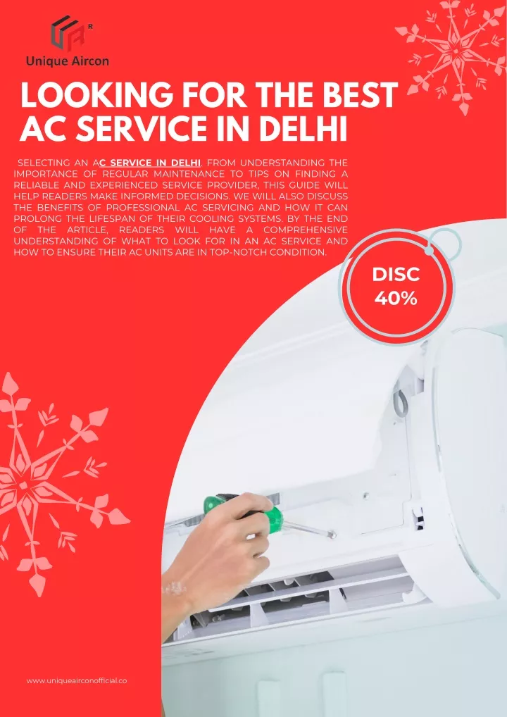 looking for the best ac service in delhi