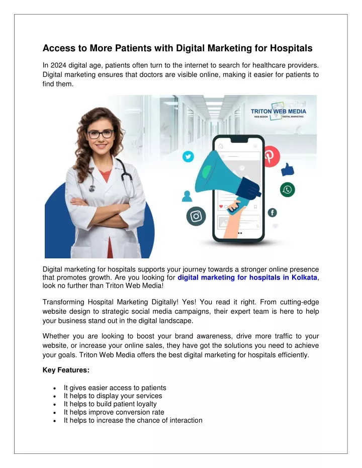 access to more patients with digital marketing