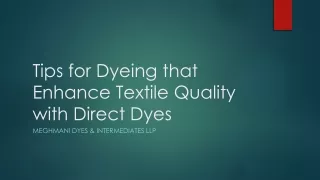 Tips for Dyeing that Enhance Textile Quality with