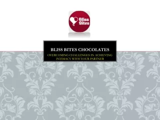 bliss bites chocolates