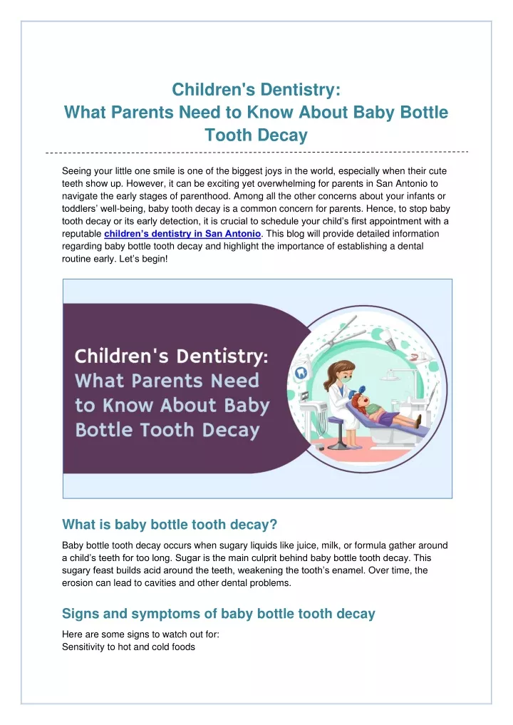 children s dentistry what parents need to know