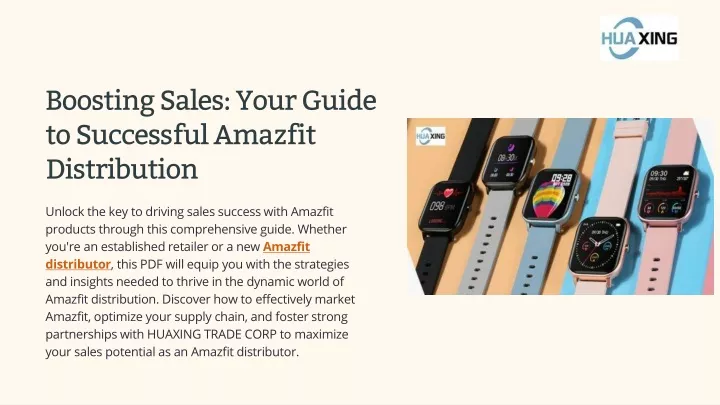 boosting sales your guide to successful amazfit