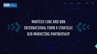 MarTech Cube and BBN International Form a Strategic B2B Marketing Partnership