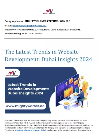 Top Web Development Trends for 2024