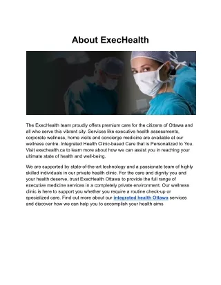 about exechealth