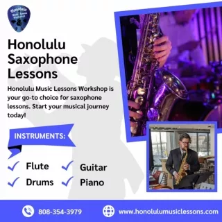 Honolulu Saxophone Lessons