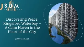 Discovering Peace Kingsford Waterbay – A Calm Haven in the Heart of the City