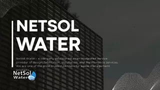 Netsol Water: Pioneering Sewage Treatment Plant Manufacturer in Gurgaon